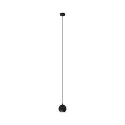 LED luster na sajli MIDWAY 1xGU10/4,8W/230V crna