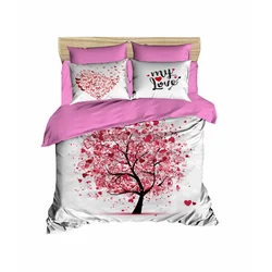 Lessentiel Maison Posteljina 185, 200x220cm, Belo-roze