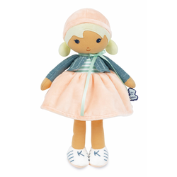 Lutka za bebe Chloe K Doll Tendresse Kaloo 25 cm u traper kaputu od nježnog tekstila u poklon-kutiji od 0 mjeseci