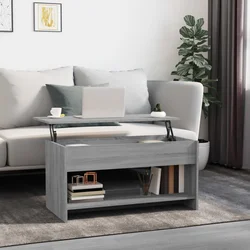 Stolić za kavu boja hrasta 102x50x52,5 cm konstruirano drvo