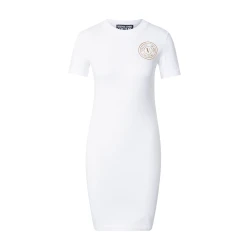 Versace Jeans Couture Obleka zlata/bela