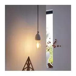Eglo 32544 - Luster na sajli YORTH 1xE27/60W/230V bela
