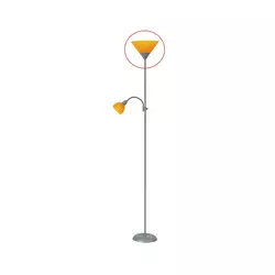 Rabalux 4026 - Zamenski abažur za podnu lampu ACTION E27 veliki - narandžasti