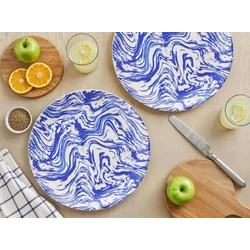 Hermia Set servisnih tanjira, 6 komada, Plavi