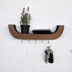 Hanah Home Zidna polica Raf289, Braon