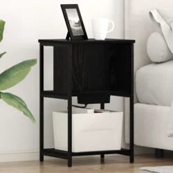 Noćni ormar Crni hrast 38 x 31 x 61 cm Konstruirano drvo