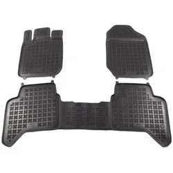 Rezaw-Plast Tipske patosnice gumene Ford Ranger 5 (2011 - 2020), 4 komada, Crne