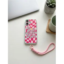 Sinsay - Futrola za iPhone 13/14/15/16/17 sa natpisom i držačem - šareno