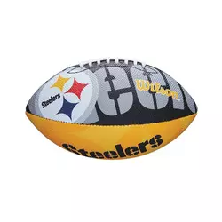 Pittsburgh Steelers Wilson Team Logo Junior žoga za ameriški nogomet