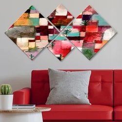 Wallity Slika 4MDF2989101, 60x115 cm, 4 dela