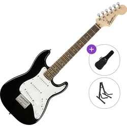Fender Squier Mini Stratocaster V2 IL Basic SET Black Električna gitara
