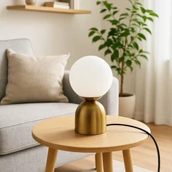 Opviq Stona lampa 242095, Zlatne boje