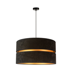 Duolla - Luster na sajli DUO 1xE27/15W/230V prečnik 40 cm crna/zlatna