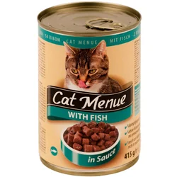 CAT MENU Vlažna hrana za mačke u konzervi sa ukusom ribe 415g