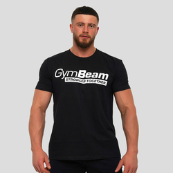 GymBeam Muška majica Stronger Together Black