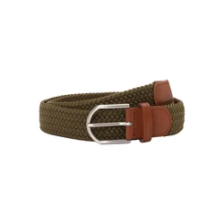 JACK & JONES Pas JACENZO  rjava / temno zelena