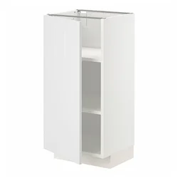 METOD Podni element s policama, bela/Stensund bela, 40x37 cm