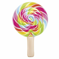 Intex Napihljiv ležalnik lollipop 208x135 cm