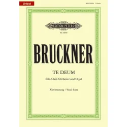 BRUCKNER:TE DEUM VOCAL SCORE