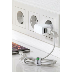 Goobay Goobay 44952 USB napajalnik Vtičnica Izhodni tok maks. 2.4 A 2xŽenski konektor USB 2.0 tipa A