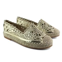 Emelie Strandberg Ženske espadrile, Zlatne boje