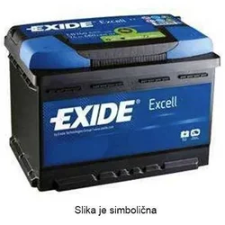 Exide AKUMULATOR 74AH D+ 680A EXCELL EXIDE 278X175X190 - 74AH EB740