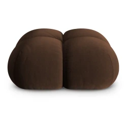 Temno rjav žameten tabure Loretto – Cosmopolitan Design