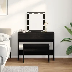 Tabure za oblačenje Crni hrast 70 x 35 x 45 cm