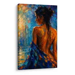 Slika skrivnostna silhueta v mraku - 30x40