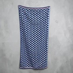 Plažni peškir – 100% pamuk – 162 x 82 cm Karirani dezen ( VLK000668-karirani )