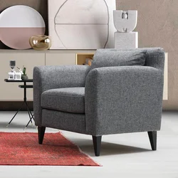 Atelier del Sofa Fotelja Nordic 76x83x80cm Tamnosiva