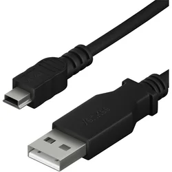 Yenkee YCU 010 BK USB A / miniUSB 1,5 m