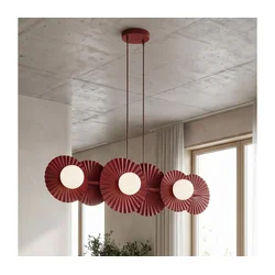 Luster na sajli UMBRA 6xG9/8W/230V crvena