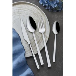 Hermia Set pribora za jelo, 24 komada, Srebrne boje