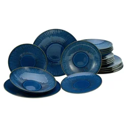 Creatable Jedilni Servis Sea Breeze Blue, 18-Delni