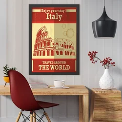 Wallity Uramljena slika Italy, 55x75 cm