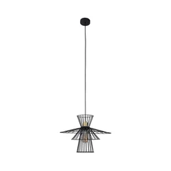 Luster na sajli TAREK 1xE27/40W/230V crna