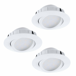 Eglo 95857- Komplet 3x LED prigušiva ugradna svetiljka PINEDA LED/5,5W/230V