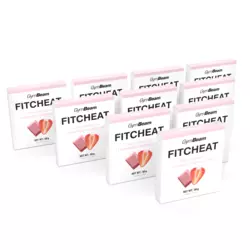 Gymbeam Fitcheat Protein Chocolate 90 g bijela čokolada jagoda