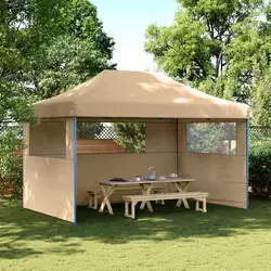 Šator za zabave Bež 292 x 440 x 315 cm Oxford tkanina