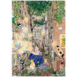Magnolia - Puzzle V gozdu knjig - 1 000 kosov