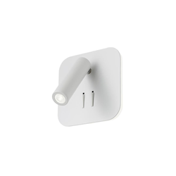 Redo 01-1491 - LED zidna svetiljka QUDA LED/6W/230V + LED/3W CRI 90 bela