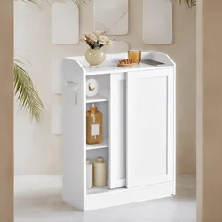 Songmics Kopalniška omarica 20x60x80 cm bela