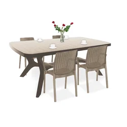 Set vrtnega pohištva Balimore 4+1 cappuccino