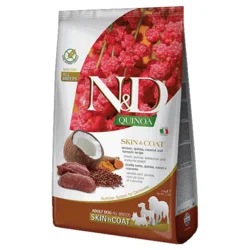 N&D Quinoa Skin & Coat, Srnetina & Kokos & Kurkuma - 2.5 kg