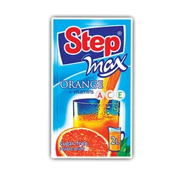 Step Sok na rastvaranje, Narandža+vitamin C 9 g, 24 kesice