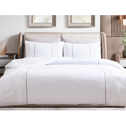 MADAME COCO Mousse Set posteljine, 160x240cm, 50x75cm, 160x280 cm, Beli