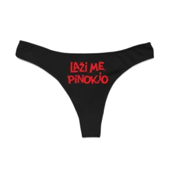Ženski donji veš Laži me Pinokio cs3063, Crni