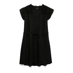 VERO MODA Poletna obleka VMLINE  črna