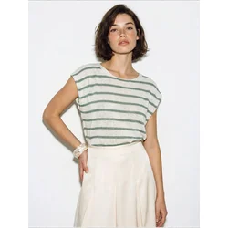 Bianco Lucci Top Strickoberteile mešane barve